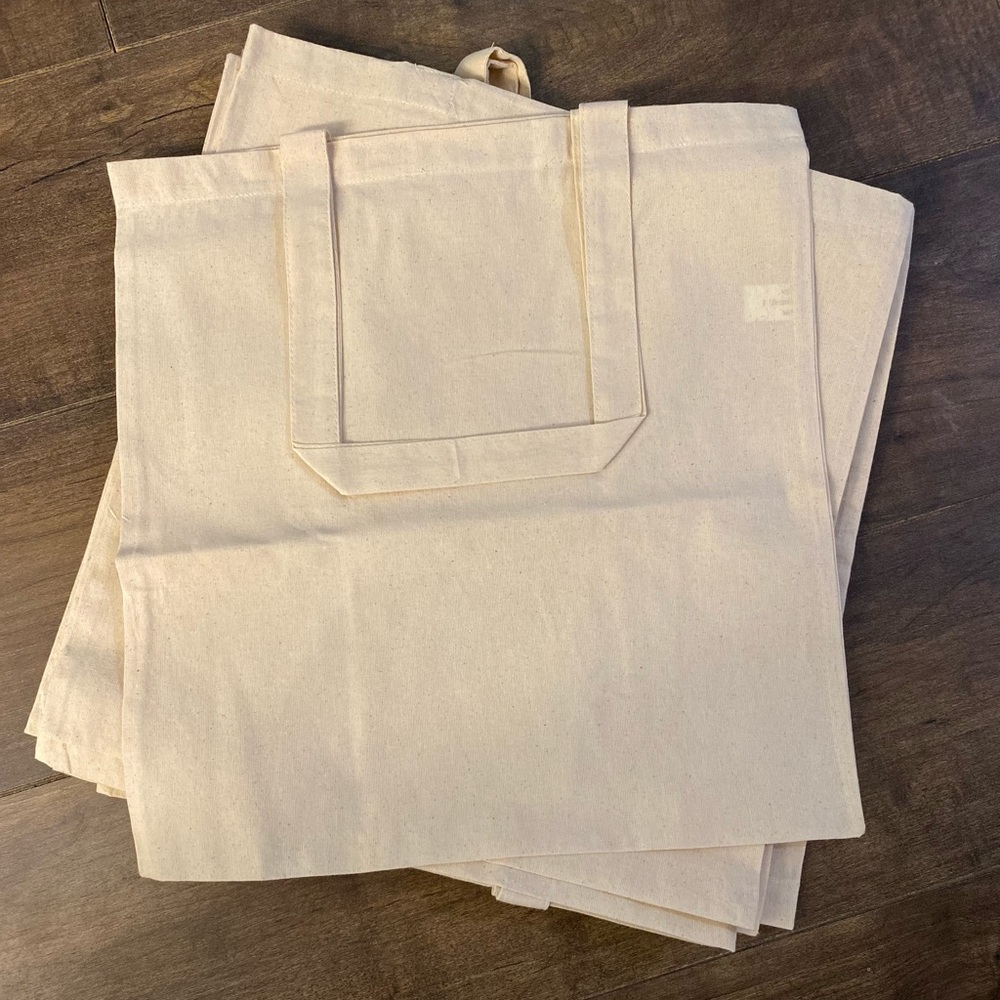 Blank Canvas Tote Lot of 8